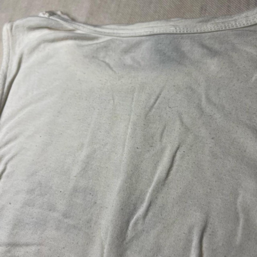 Windsor white crop top with black eagle graphic - Picture 8 of 8